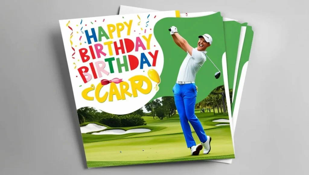 Saludos de Cumpleaños para Golfistas