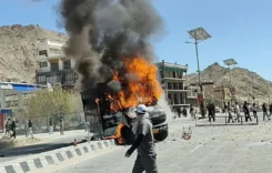 India impone toque de queda en Ladakh tras violentas protestas por la independencia del estado